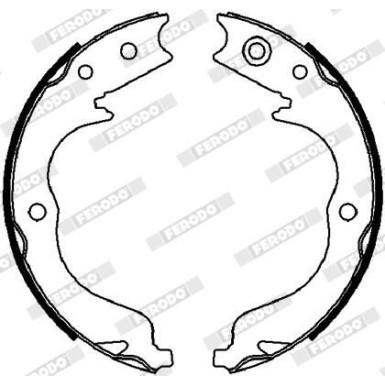 Bremsbackensatz, Feststellbremse FSB4028 Bremsbackensatz, Feststellbremse FSB4028