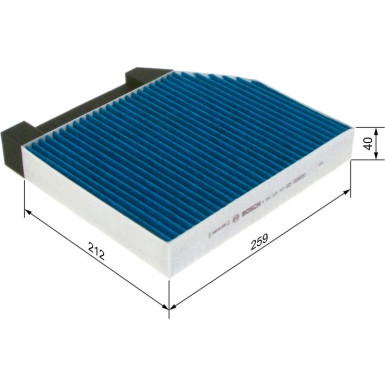 Filter, Innenraumluft 0 986 628 567 Filter, Innenraumluft 0 986 628 567