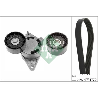 INA Keilrippenriemensatz 529 0136 10