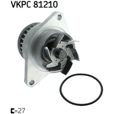 SKF Wasserpumpe VKPC 81210