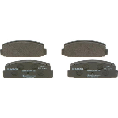 BOSCH Bremsbelagsatz, Scheibenbremse 0 986 424 295 BOSCH Bremsbelagsatz, Scheibenbremse 0 986 424 295