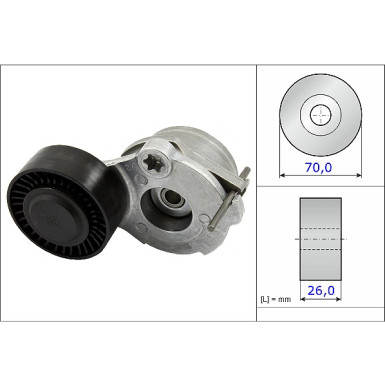 Spannarm, Keilrippenriemen 534 0470 10 Spannarm, Keilrippenriemen 534 0470 10