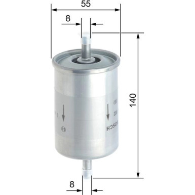 BOSCH Kraftstofffilter 0 450 905 002