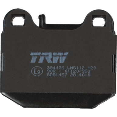 TRW Bremsbelagsatz, Scheibenbremse COTEC GDB1457 TRW Bremsbelagsatz, Scheibenbremse COTEC GDB1457