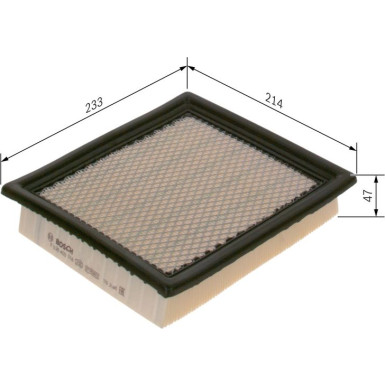BOSCH F 026 400 518 Luftfilter BOSCH F 026 400 518 Luftfilter