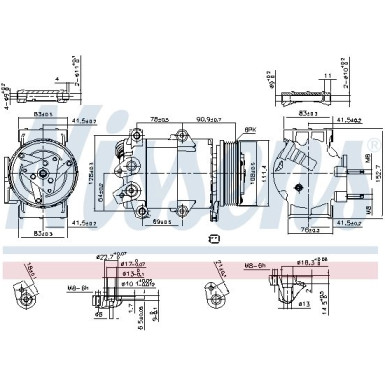 Kompressor, Klimaanlage 890321 Kompressor, Klimaanlage 890321