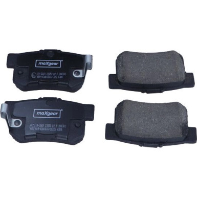 Maxgear Bremsbelagsatz, Scheibenbremse 19-3669 Maxgear Bremsbelagsatz, Scheibenbremse 19-3669