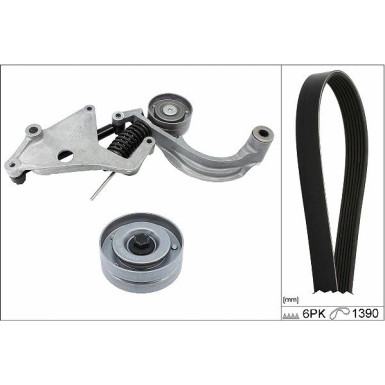 INA Keilrippenriemensatz 529 0457 10