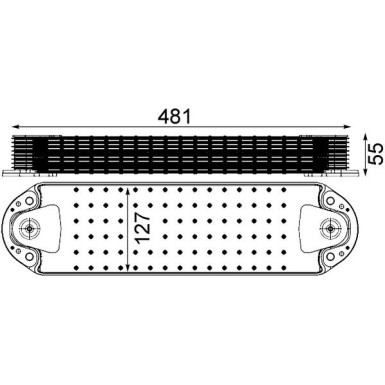 Mahle Ölkühler, Motoröl BEHR Premium Line CLC 213 000P