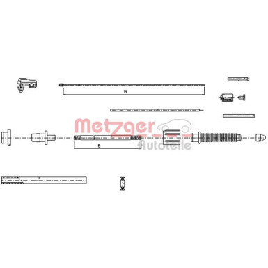 Metzger Gaszug 10.0382