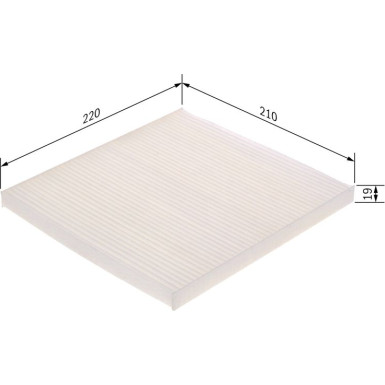 Filter, Innenraumluft 1 987 435 148 Filter, Innenraumluft 1 987 435 148