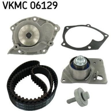 SKF Wasserpumpe + Zahnriemensatz VKMC 06129