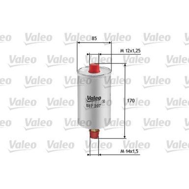 Valeo Kraftstofffilter 587207