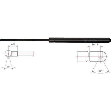 Gasfeder, Koffer-/Laderaum 2110485 Gasfeder, Koffer-/Laderaum 2110485