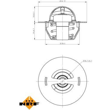 Thermostat, Kühlmittel 725129 Thermostat, Kühlmittel 725129