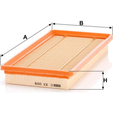 MANN-FILTER C 33 005 Luftfilter MANN-FILTER C 33 005 Luftfilter