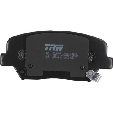TRW Bremsbelagsatz, Scheibenbremse COTEC GDB3549 TRW Bremsbelagsatz, Scheibenbremse COTEC GDB3549
