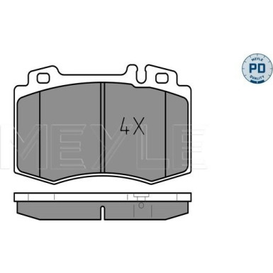 Meyle Bremsbelagsatz, Scheibenbremse MEYLE-PD: Advanced performance and design 025 237 4517/PD Meyle Bremsbelagsatz, Scheibenbremse MEYLE-PD: Advanced performance and design 025 237 4517/PD
