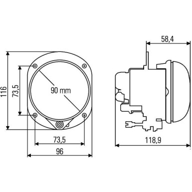 Hella Nebelscheinwerfer 1N0 010 294-001