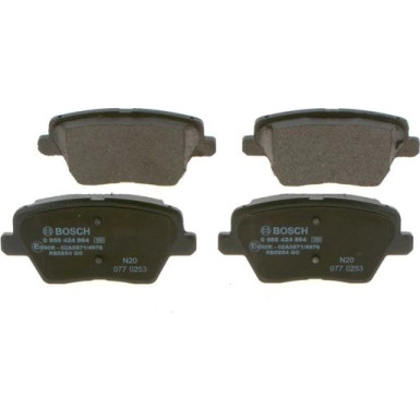 Bremsbelagsatz, Scheibenbremse 0 986 424 864 Bremsbelagsatz, Scheibenbremse 0 986 424 864