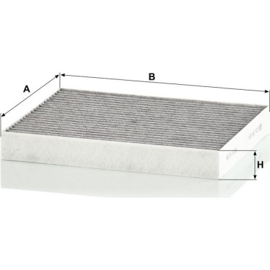 MANN-FILTER CUK 24 024 Innenraumfilter, Aktivkohlefilter MANN-FILTER CUK 24 024 Innenraumfilter, Aktivkohlefilter
