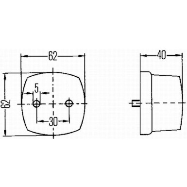 Hella Schlussleuchte 2SA 003 057-021