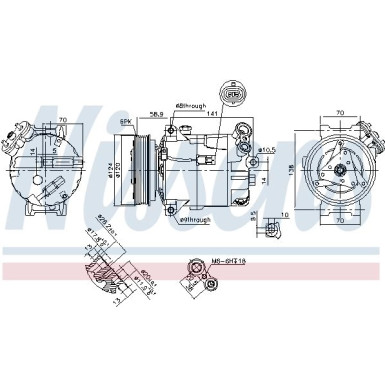 Kompressor, Klimaanlage 89343 Kompressor, Klimaanlage 89343