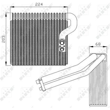 Verdampfer, Klimaanlage 36063 Verdampfer, Klimaanlage 36063