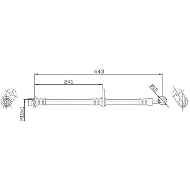 Metzger Bremsschlauch 4115187
