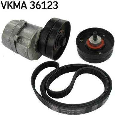 SKF Keilrippenriemensatz VKMA 36123