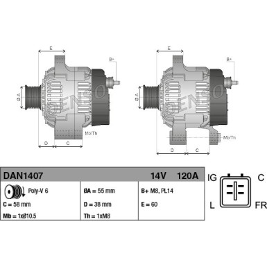 Generator DAN1407