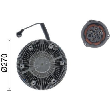 Mahle Kupplung, Kühlerlüfter BEHR Premium Line CFC 227 000P