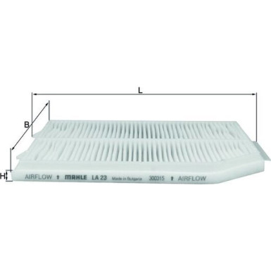 Filter, Innenraumluft LA 23
