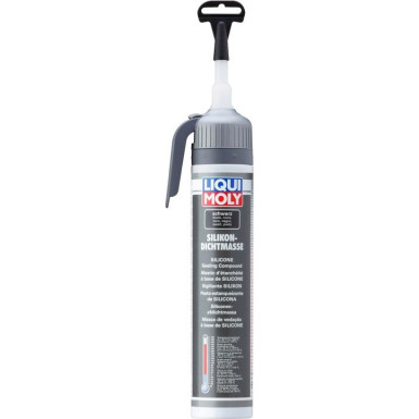 6 x LIQUI MOLY Dichtstoff Silikondichtmasse schwarz 6185
