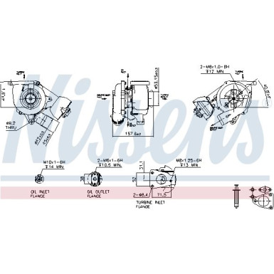Nissens Turbolader 93102