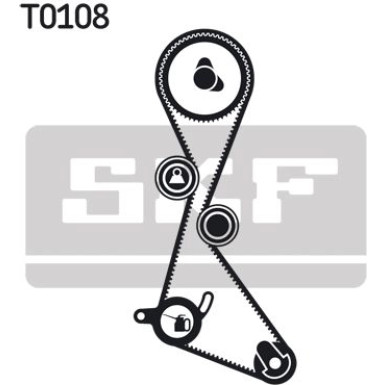 SKF Zahnriemensatz VKMA 06103