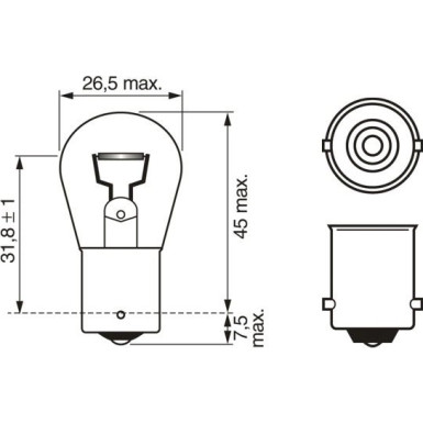 BOSCH Glühlampe Longlife Daytime BL 1 987 301 050