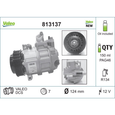 Kompressor, Klimaanlage 813137 Kompressor, Klimaanlage 813137