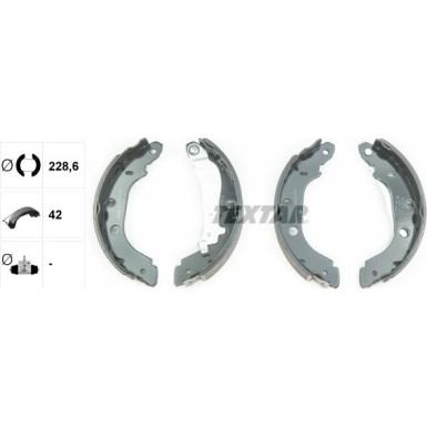 Textar Bremsbackensatz 91052700 Textar Bremsbackensatz 91052700
