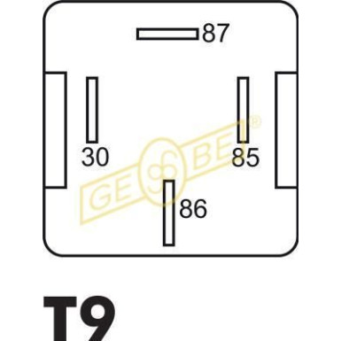GEBE Relais, Arbeitsstrom 9 9627 1