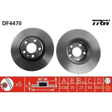Bremsscheibe DF4470