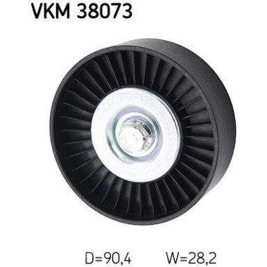 SKF Umlenk-/Führungsrolle, Keilrippenriemen VKM 38073