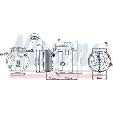 Kompressor, Klimaanlage 89063 Kompressor, Klimaanlage 89063