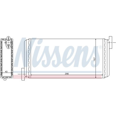 Nissens Wärmetauscher, Innenraumheizung FIRST FIT 72002 Nissens Wärmetauscher, Innenraumheizung FIRST FIT 72002