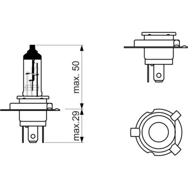 Glühlampe, Fernscheinwerfer 1 987 302 092 Glühlampe, Fernscheinwerfer 1 987 302 092