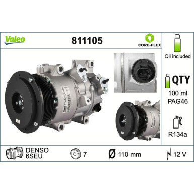 Kompressor, Klimaanlage 811105 Kompressor, Klimaanlage 811105