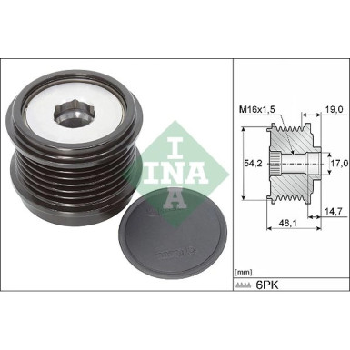 INA Generatorfreilauf 535 0310 10