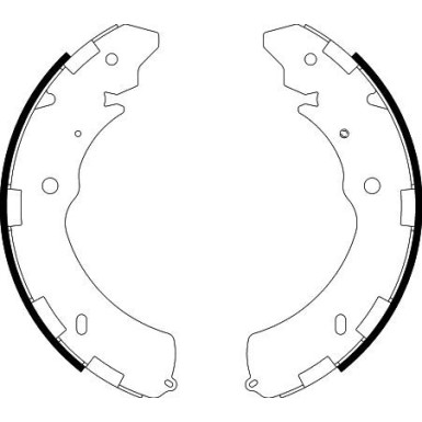 Bremsbackensatz 8DB 355 000-421 Bremsbackensatz 8DB 355 000-421