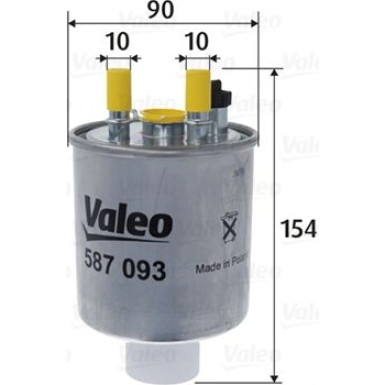 Valeo Kraftstofffilter 587093