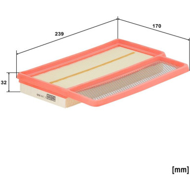 MANN-FILTER C 24 006 Luftfilter